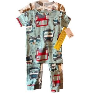 Just One You by Carter's 4-Piece‎ Pajama Set 18M – Bears & Vehicles NWT